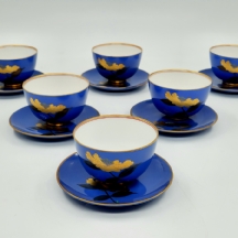 סט של שישה ספלי תה יפניים יפים ואיכותיים במיוחד