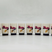 סט של 8 כוסות פורצלן יפניות