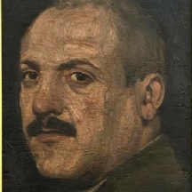 ציור הונגרי עתיק, פורטרט, סיביר, מתוארך ל- 1917