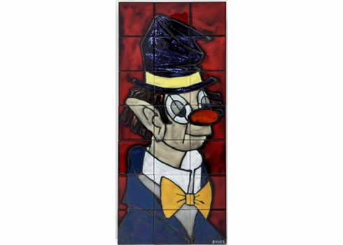 אנדרה באייר (קרמיקאי צרפתי) Andre Bayer, תמונה המורכבת מ-21 אריחי קרמיקה