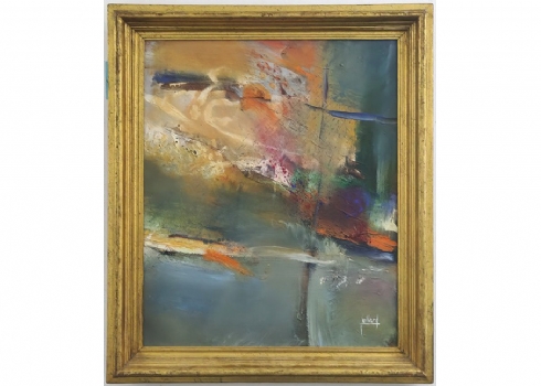 מרי חוזה ג'וליארד, Marie Jose Juillard (צרפת, נ. 1955)- שמן על בד