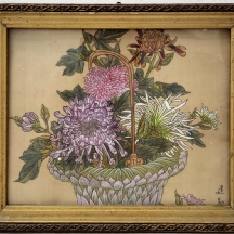 תמונה סינית עתיקה מתקופת הרפובליקה (1912-1949), אקוורל וגואש על נייר, חתומה