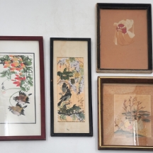 4 ציורים סיניים, טכניקות שונות