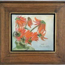 אן מדליי (Ann Medley), 'כד עם פרחים' - ציור ישן,