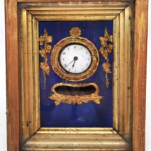 שעון עתיק ממוסגר מתקופת בידרמייר (Biedermeier)