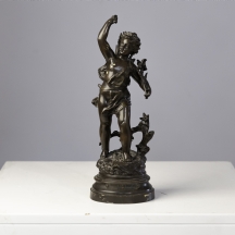 ארנסט רנקולה (Ernest Rancoulet, צרפת, 1842-1918) - פסל שפלטר צרפתי עתיק