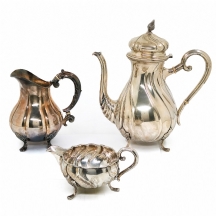 סט כלי כסף דני מתוצרת: 'Cort Hannibal' עשוי כסף '830', חתום ומתוארך לשנת 1929