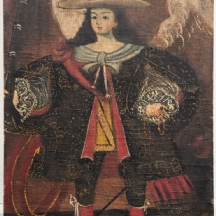 'מלאך ארקבוז' -  Angel con arcabuz, ציור קוסקו עתיק