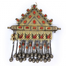 תליון בית קמע "Tumar" גדול ומרשים מאד, בעל צורה משולשת