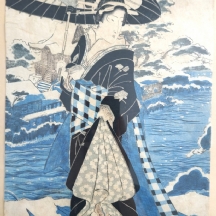 איקדה יושינובו אייסן (יפני, 1790-1848) Ikeda Yoshinobu Eisen - הדפס עתיק