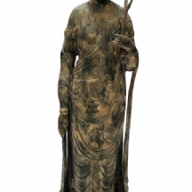 פסל מתכת גדול בדמות האלה טארה