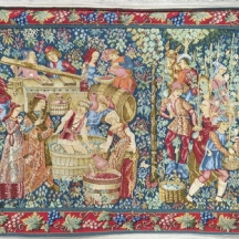 שטיח קיר צרפתי מסוג גובלן, נארג במכונה על ידי חברת Goblys