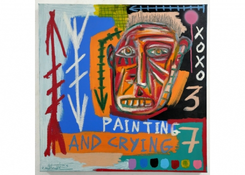 אורן מרקוביץ (נ. 1983) Oren Markovitz - 'Painting And Crying' - טכניקה מעורבת