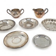 7 כלים שונים, מצופים כסף, דגמים ויצרנים שונים