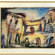 יצחק פרנקל פרנל (Isaac Frenel Frenkel) - 'בתים בצפת'