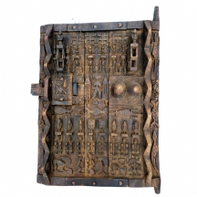 לאספני אמנות אפריקאית - דלת עץ של אסם תבואה (Granary Door) של אנשי הדוגון