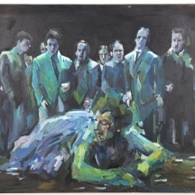 Men & Woman in Dark Room
