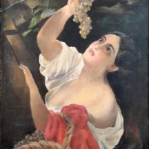 ציור על פי הציור 'Italian Midday' של הצייר הרוסי הנודע קארל ברולוב