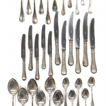 חלקי סט סכום כסף אוסטרו-הונגרי עתיק, חתום