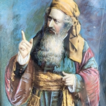 'נתן החכם' - ציור מיניאטורי איכותי ועתיק מהמאה  ה-19 (יודאיקה)