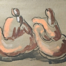 שמואל טפלר (ישראלי פולני, 1908-1998, Shmuel Tepler) -  'שתי נשים ערביות'