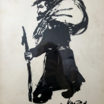 משה ברנשטיין (פולני ישראלי, 1920-2006, Moshe Bernstein) - 'נווד יהודי'