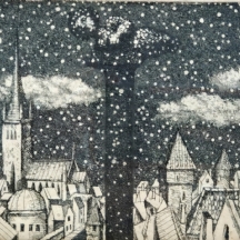 מארט אולבט (אסטוניה, 1930-2020) Helgi Maret Olvet - הדפס חתום בעפרון