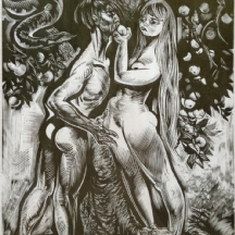 ריצ׳רד קאליו (רוסיה,  1914-1978) Richard Kaljo - 'גן עדן', הדפס חתום בעפרון