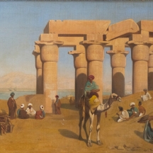 תומאס לונד, Thomas Lound (בריטי, 1801-1861)-  שמן על בד, חתום