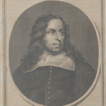 תצריב עתיק מהמאה ה-18 עם דמותו של הפוליטיקאי האנגלי ג'ון טורלו (John Thurloe)