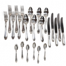 חלקי סט סכום גרמני עתיק עשוי כסף