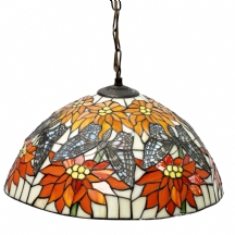 אהיל תקרה עשוי עבודת ויטראג' בזכוכית בסגנון טיפאני