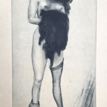 מקס ברונינג, Max Brüning (גרמניה, 1887–1968)- אישה עירומה עומדת, תצריב