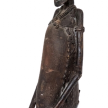 פסל אפריקאי עתיק עשוי ברונזה של אנשי הדוגון (Dogon tribe) ממאלי (Mali)