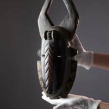 מסיכה אפריקאית של אנשי הליגבי (Ligbi או Ligby) או של אנשי הדג'ימיני