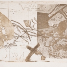 יגאל תומרקין (1933-2021) - 'מלחמה 73', הדפס חתום בעיפרון וממוספר