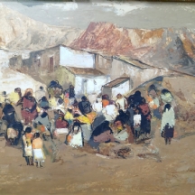 ראול טרה טורס Raul Lara-Torres (בוליביה,1940-2011) - 'נשים וילדים מחוץ לכפר'