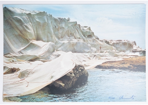כריסטו וז'אן-קלוד (Christo and Jeanne-Claude) "חוף עטוף: 1968-1969"