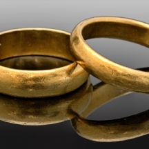 לוט של שתי טבעות זהב (X2)