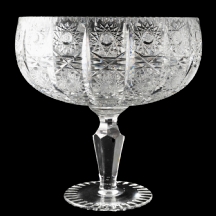 סנטרפיס קריסטל שקוף, מלוטש בעבודת יד בליטוש מסוג 'Cut to clear'