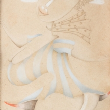 יובל מלר (Yuval Meller) - עפרונות צבעוניים על נייר, חתום