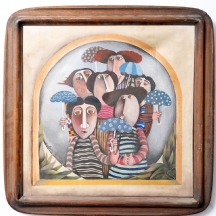 יובל מלר (Yuval Meller) - 'דמויות עם מטריות'