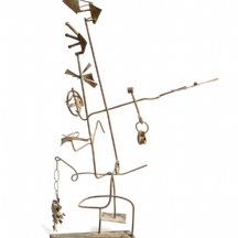 דן לוין (ריכטר) - פסל ברזל