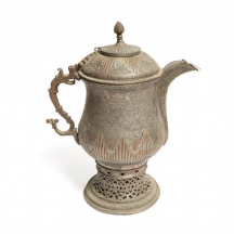 מיחם (סמובר) איסלמי עתיק מתקופת השושלת הקאג'ארית (Qajar Dynasty)