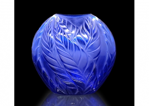 כד קריסטל צרפתי איכותי מתוצרת לליק Lalique Crystal, שם הדגם: Filicaria
