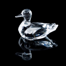 קישוטי שולחני צרפתי איכותי (משקולת נייר) מתוצרת 'בקרה' (Baccarat crystal), חתום