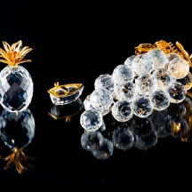 3 פסלוני קריסטל סברובסקי (SWAROVSKI) חתומים