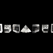 7 יצירות אמנות חרוטות שטיינבך (Steinbach) מזכוכית אופטית טהורה