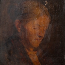 לאסלו פילפ (צייר הונגרי, Fulop Laszlo 1869-1937) - פורטרט אישה, שמן על בד