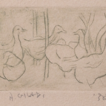 אהרון גלעדי גולודץ (Aharon Giladi  Golodetz, 1907-1993) - 'אווזים'